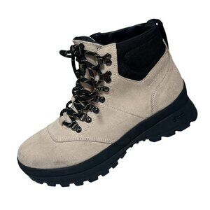 Belstaff Mens Scramble Hiking Boots Beige Suede US Sz 8 • Euro Sz. 41 UK 7  NEW